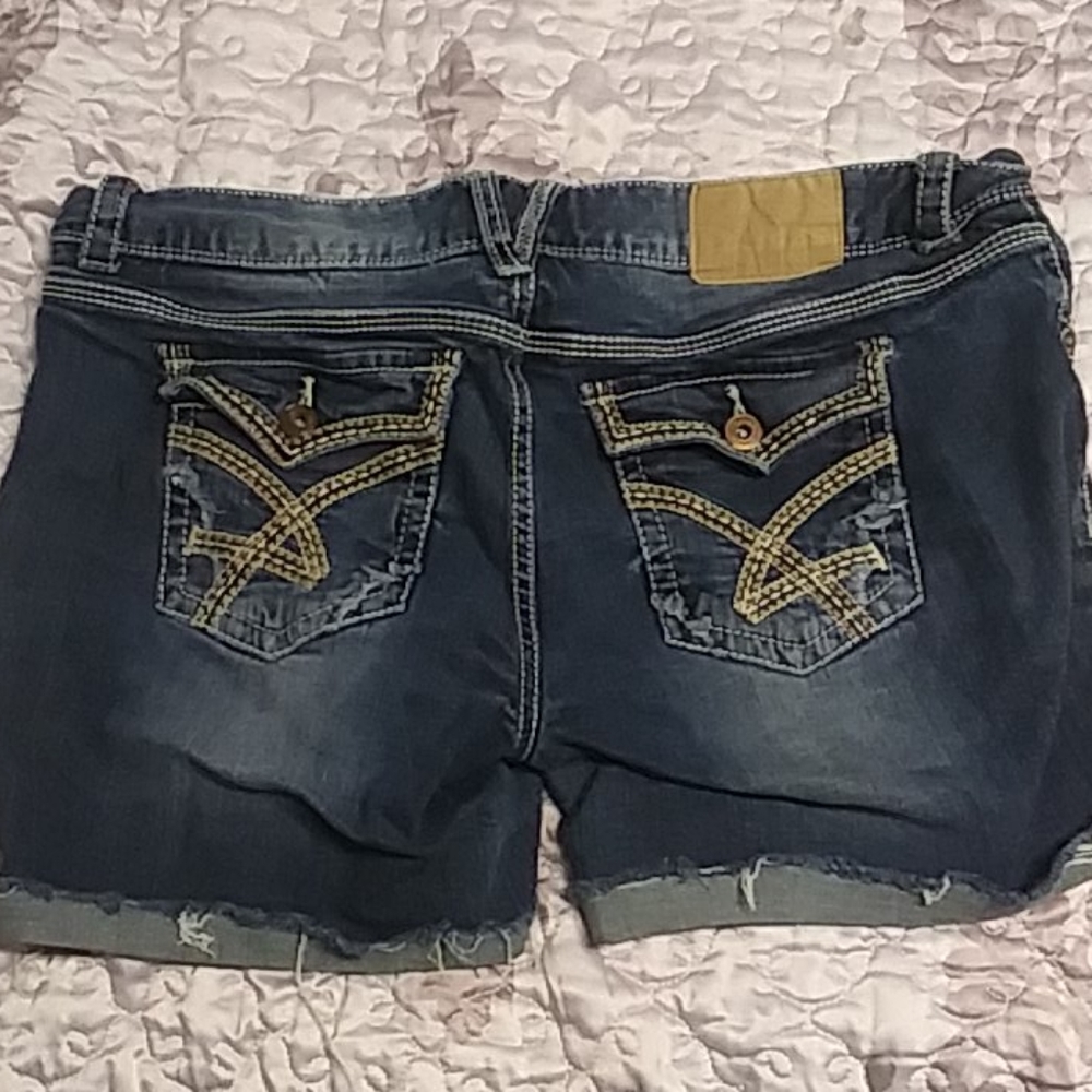 Distressed Jean Shorts